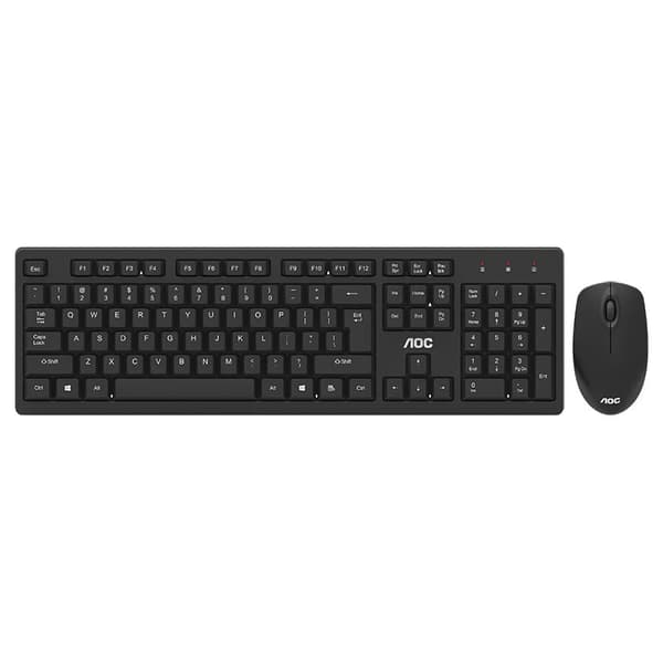 AOC KM210 trådlöst tangentbord och mus Intelligent energisparande mus och tangentbord för hemdator bärbar dator tangentbord och mus