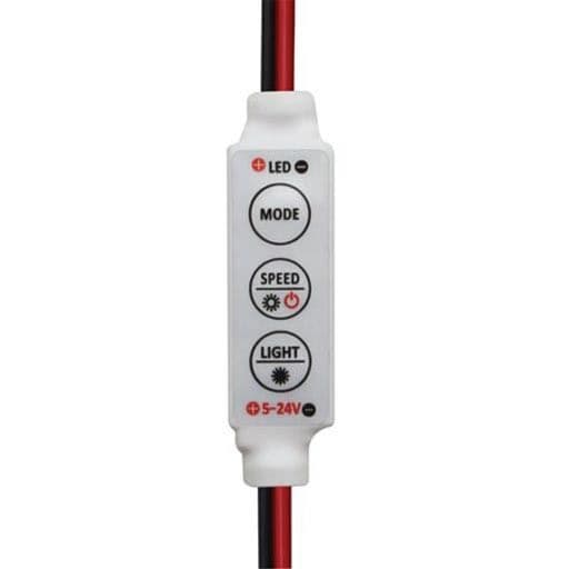 Minidimmer för flexibel LED Svart, Röd