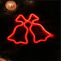 Miniatyrbild 3 av 3: Dubbellampor med LED-neon, julklockor med röd USB-A-port