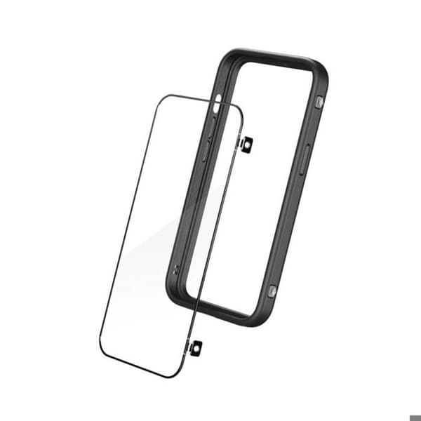 Pack Gamer för iPhone 15 Pro Skärm Skydd / Bumper Skal Rhinobuff Rhinoshield Svart