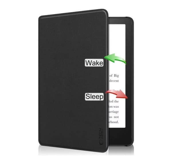 Tech-Protect e-läsarfodral SmartCase Kindle Paperwhite/Colorsoft/Signature Edition, svart