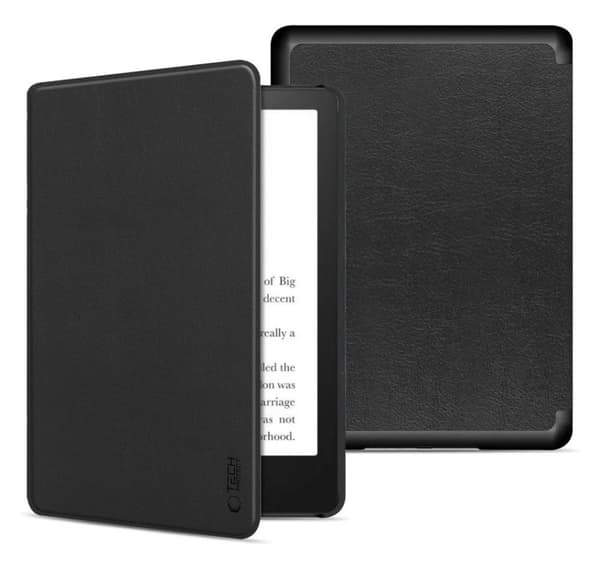 Tech-Protect e-läsarfodral SmartCase Kindle Paperwhite/Colorsoft/Signature Edition, svart