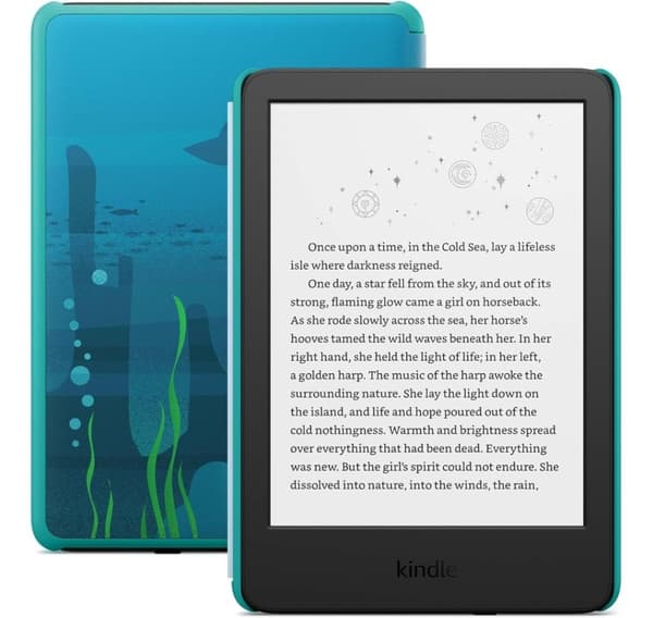 Amazon Kindle Kids 2024 11th Gen 16GB, Ocean Explorer Sininen