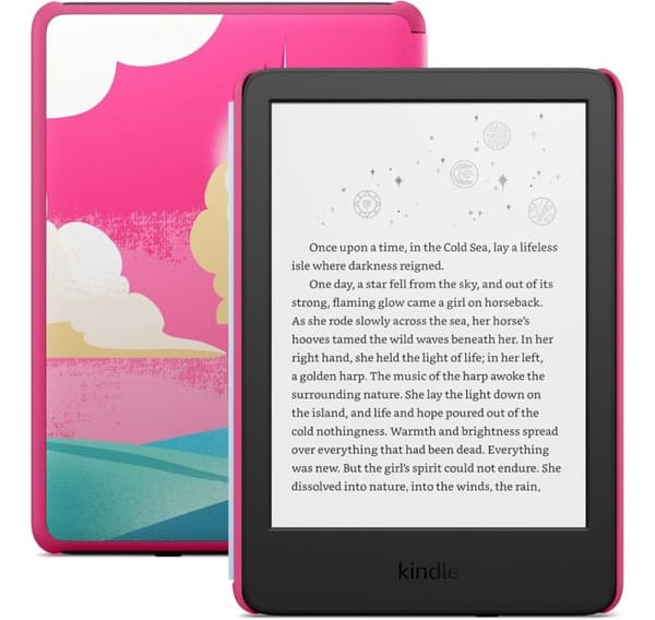 Amazon Kindle Kids 2024 11. sukupolvi 16 Gt, yksisarvinen laakso musta, Sininen