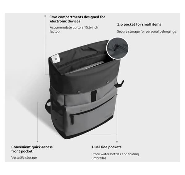 Xiaomi Roll Top Casual Ryggsäck