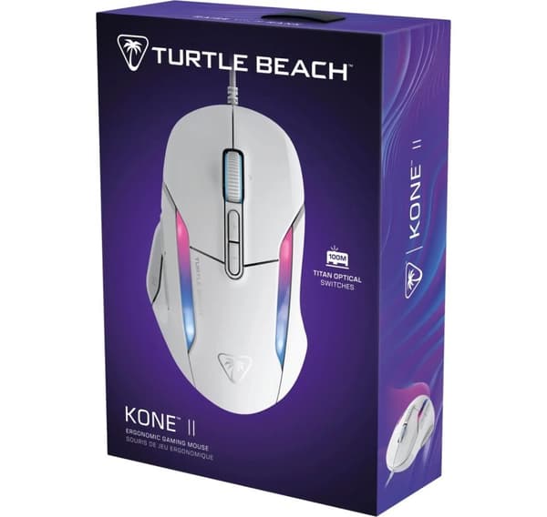 Turtle Beach mus Kone II, hvid