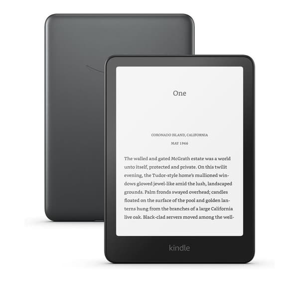 Amazon Kindle Paperwhite 2024 12th Gen Signature Edition 32GB, metallisk sort Sort, Metallic