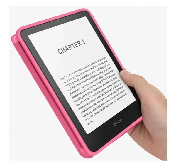 Tech-Protect e-läsarfodral Kindle Paperwhite/Colorsoft/Signature Edition, hallonrosa