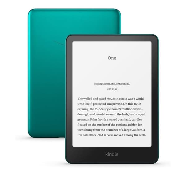 Amazon Kindle Paperwhite 2024 12th Gen Signature Edition 32GB, metallisk jade Grön, Metallisk