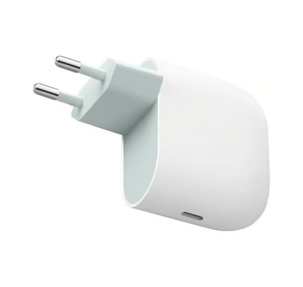 Google strømadapter USB-C 45W, hvit Hvit