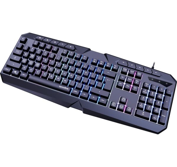 Speedlink-tastatur Ludicium RGB Rainbow US (SL-670004-BK-US)