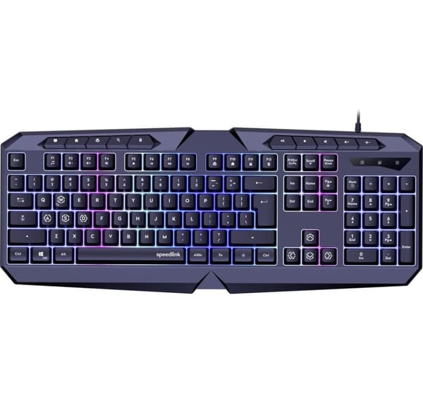 Speedlink-tastatur Ludicium RGB Rainbow US (SL-670004-BK-US)