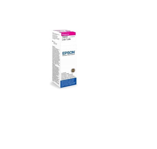 Epson, T6643 mustepullo 70ml