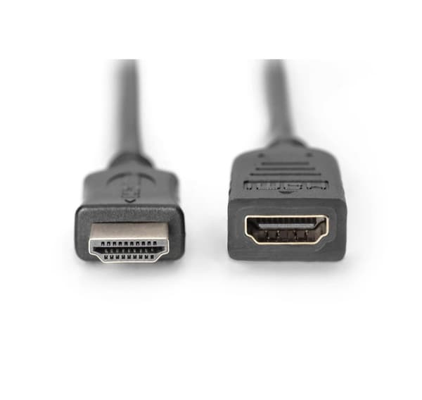 Digitus, Typ A M/F, HDMI High Speed ​​förlängningskabel, AK-330201-050-S