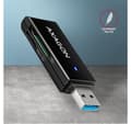 Miniatyrbillede 5 af 7: AXAGON, Slank super-speed USB 3.2 Gen 1 kortlæser med et direkte USB-A stik, CRE-S2N