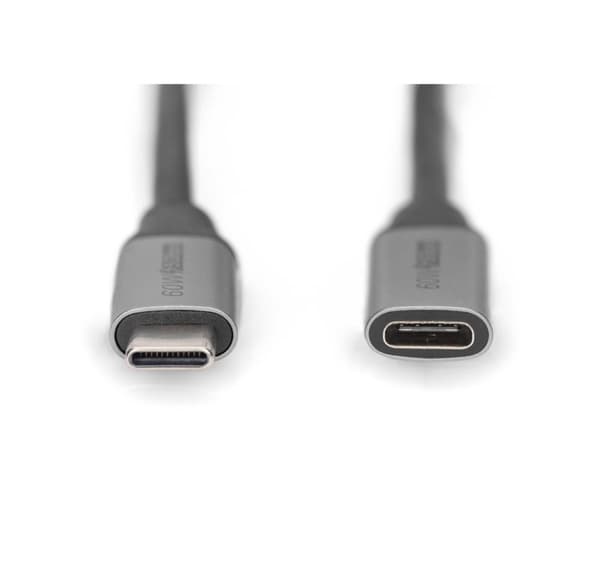 Digitus, USB-C till USB-C, USB-C/M till USB-C/F förlängningskabel, DB-300230-010-S