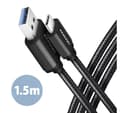 Miniatyrbild 1 av 5: AXAGON, USB Typ C - USB Typ A, Data och laddning USB 3.2 Gen1-kabel, 1,5 m, BUCM3-AM15AB
