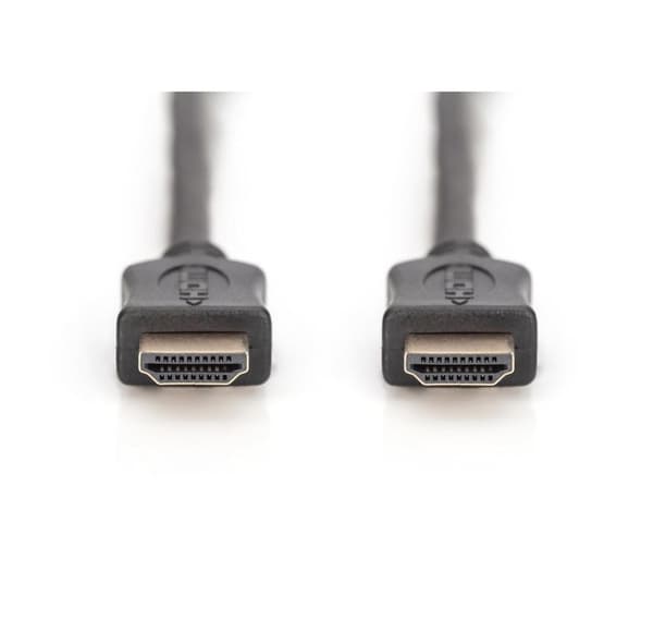 Digitus, HDMI till HDMI, HDMI High Speed ​​anslutningskabel, AK-330107-100-S