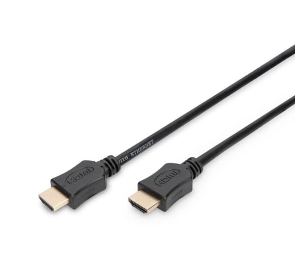 Digitus, HDMI till HDMI, HDMI High Speed ​​anslutningskabel, AK-330107-100-S