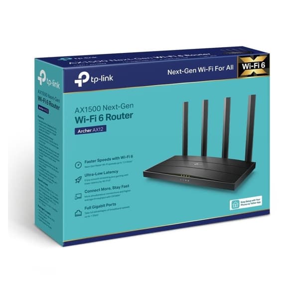 TP-Link router Archer AX12 WiFi 6