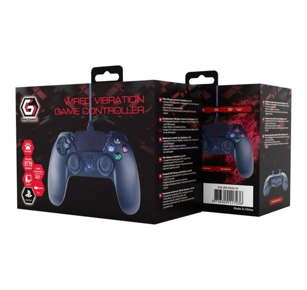 Gembird, Wired Vibration Game Controller, JPD-PS4U-01