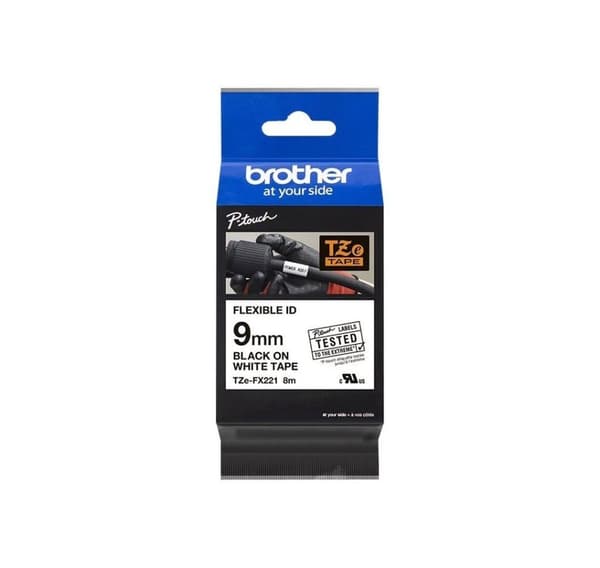 Brother, TZe-FX221 Flexibel ID-laminerad tejp