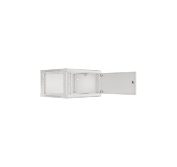 Lanberg Rackskap 19" veggfeste 12U/600x450 for selvmontering med metalldør (flatpakke), grå