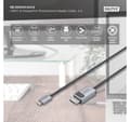 Miniatyrbild 7 av 7: Digitus, USB-C till DisplayPort, dubbelriktad adapterkabel, DB-300334-010-S