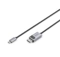 Miniatyrbild 1 av 7: Digitus, USB-C till DisplayPort, dubbelriktad adapterkabel, DB-300334-010-S
