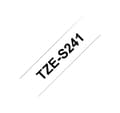 Miniatyrbilde 5 av 6: Brother, TZe-S241 sterkt selvklebende laminert tape