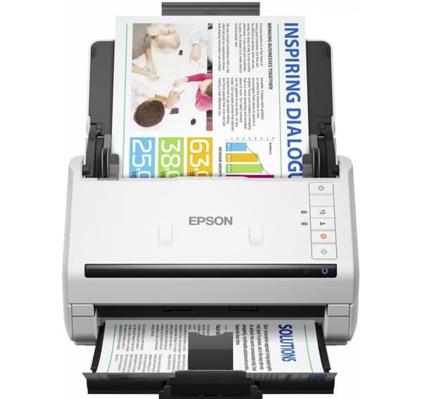 Epson, WorkForce DS-530II Sort, Hvid