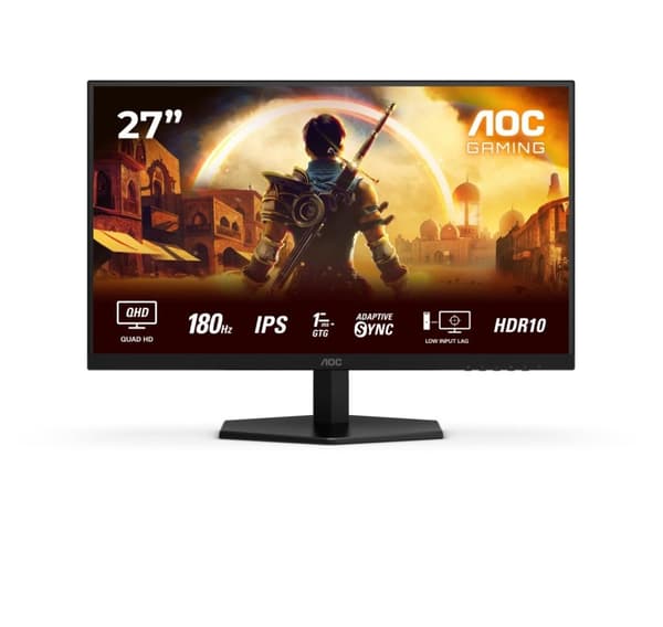 AOC, Q27G42XE Svart, Röd
