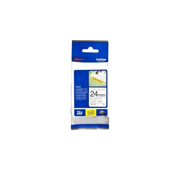 Brother, TZe-S251 sterkt selvklebende laminert tape