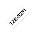 Miniatyrbilde 5 av 6: Brother, TZe-S251 sterkt selvklebende laminert tape