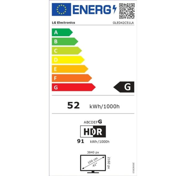 LG, OLED42C51LA