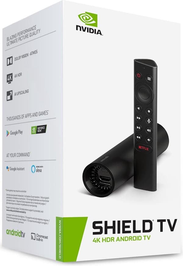 Nvidia Shield TV 8GB Wi-Fi Ethernet LAN Sort 4K Ultra HD