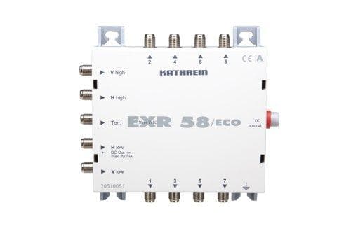 Kathrein EXR 58/eco TV-set-top-boks grå - TV-set-top-bokse (grå, 5-862 MHz, 490 g, -20-55 °C, 162 x 148 x 43 mm, 1 x terr, 4 x satellit IF , 8 under.)