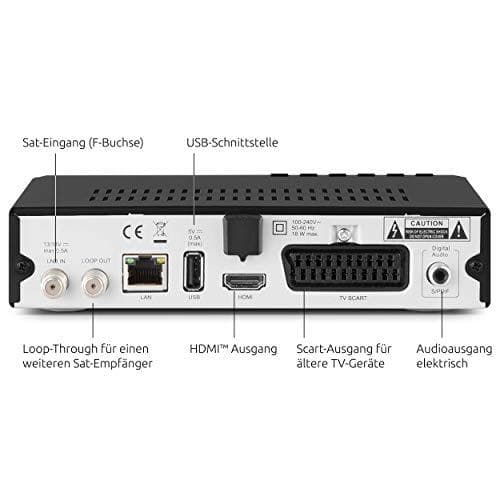 Techni-Sat HD-S 261 satellite receiver HDTV HDTV black (0000/4814)