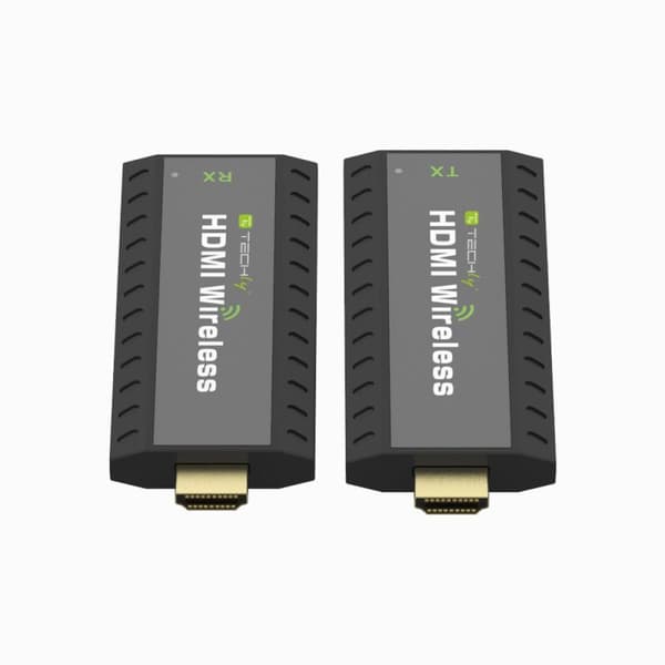 Techly IDATA HDMI-WL53 audio/video laajennin AV lähetin ja vastaanotin Musta
