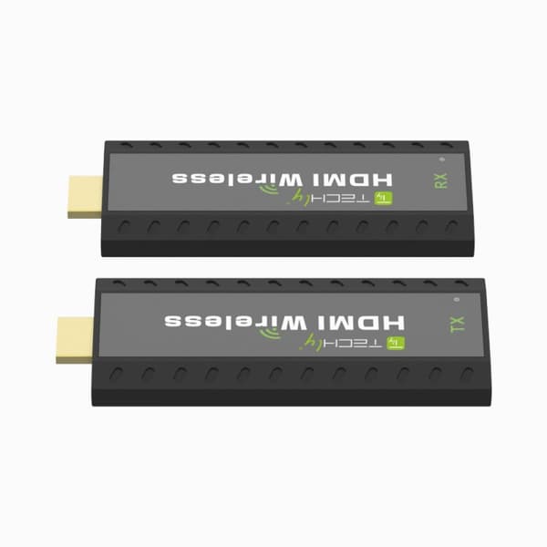 Techly IDATA HDMI-WL53 audio/video laajennin AV lähetin ja vastaanotin Musta