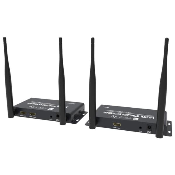 Techly IDATA HDMI-WL212 audio/video extender AV-sändare & mottagare Svart