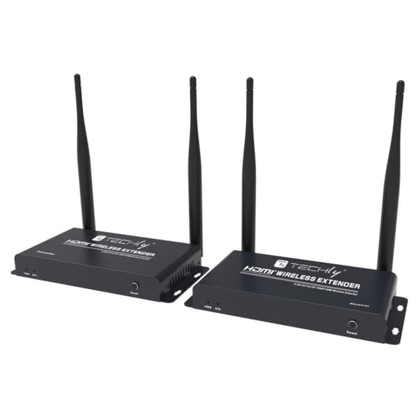 Teknisk IDATA HDMI-WL212 audio/video forlænger AV-sender & modtager Sort