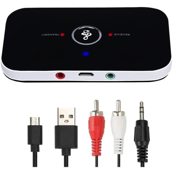 Bluetooth 5.0 Adapter Bluetooth Audio Receiver Sändare Receiver 2in1,3.5mm Audio Output Adapter-Conver 73
