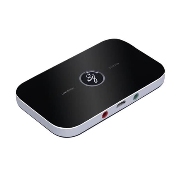 2 i 1 Heavy Duty Bluetooth 5.0 sändare och mottagare, A2DP, Black Pookso1