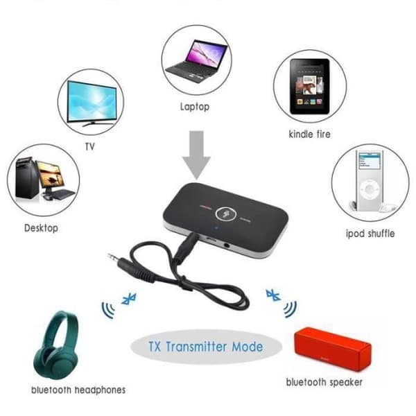Bluetooth-sändaremottagare Musou Bluetooth 40-sändaremottagare Trådlös Bluetooth-ljudadapter 2-i-1 TV MP3 MP