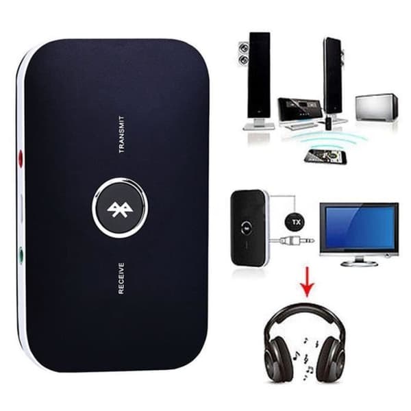 Bluetooth-sändarmottagare, ELEGIANT B6 Multifunktion 2-i-1 Bluetooth-ljudsändare och Bluetooth-mottagareadapter