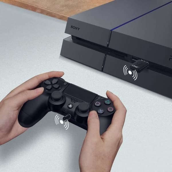 Bluetooth-adapter - LINQ - PS4 - USB-sändare/mottagare - Inbyggd mikrofon - 10 m räckvidd