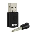 Miniatyrbild 1 av 4: Bluetooth-adapter - LINQ - PS4 - USB-sändare/mottagare - Inbyggd mikrofon - 10 m räckvidd