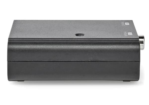 NEDIS digitální audio převodník/ 1cestný/ zásuvka RCA (SPDIF)/ zásuvka Toslink/ černý