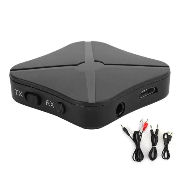 ESTINK trådlös Bluetooth-ljudsändaremottagare 2 i 1 trådlös Bluetooth 5.0 HIFI-musikljudmottagaresändare